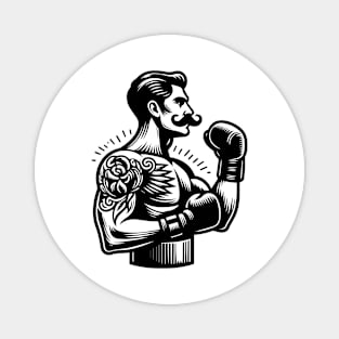 vintage boxer Magnet